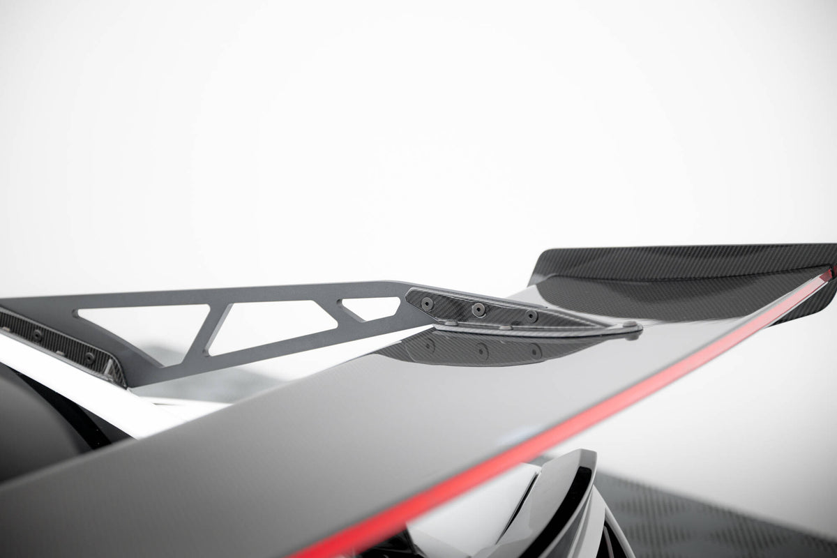 Carbon Heckspoiler With Upper Swan Mounting + LED Chevrolet Corvette Stingray / Grand Sport C7