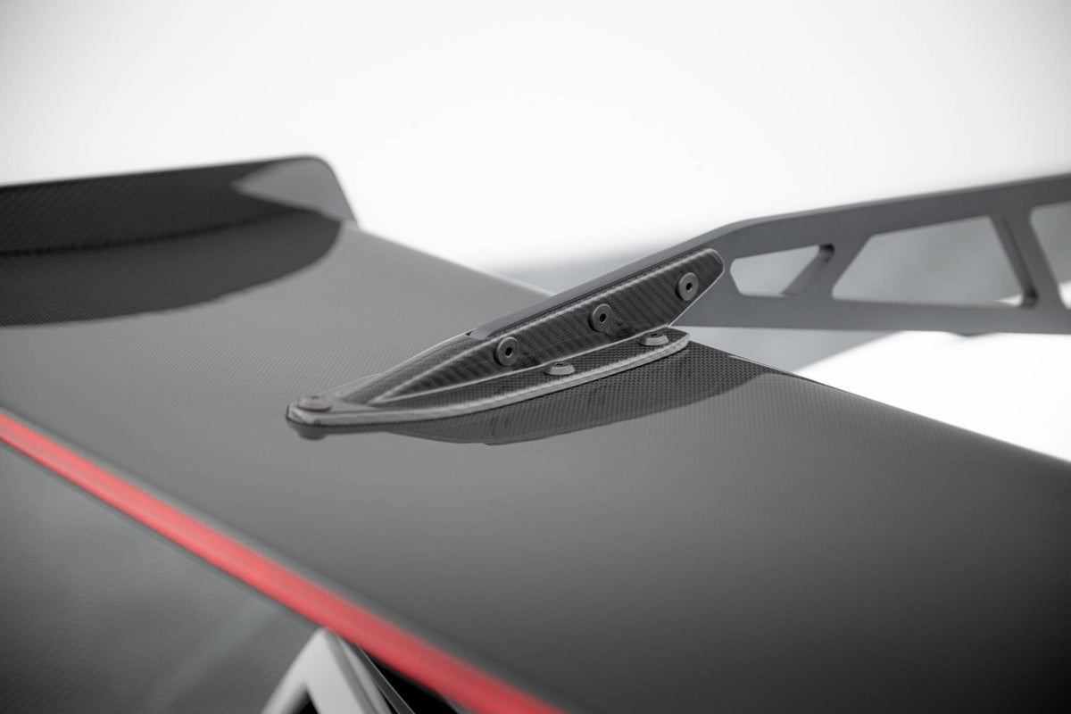 Carbon Heckspoiler With Upper Swan Mounting + LED Chevrolet Corvette Stingray / Grand Sport C7
