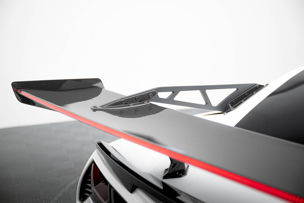 Carbon Heckspoiler With Upper Swan Mounting + LED Chevrolet Corvette Stingray / Grand Sport C7