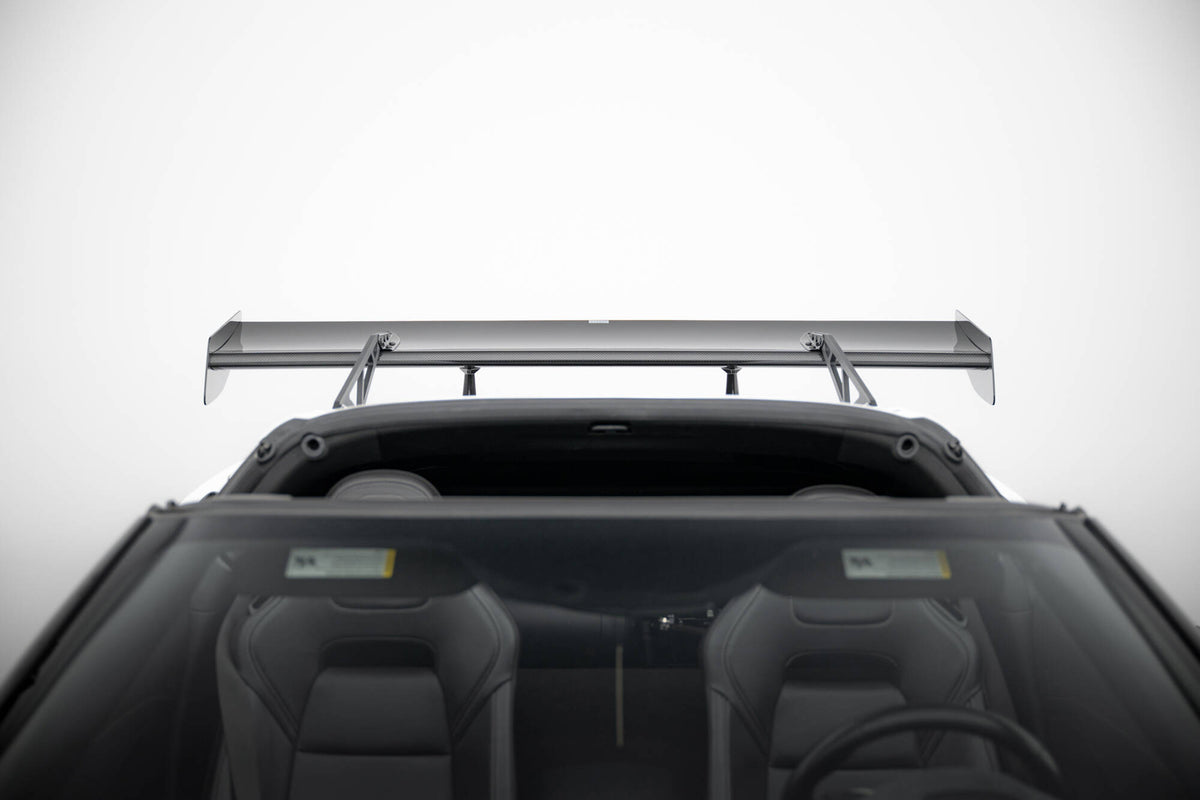 Carbon Heckspoiler With Upper Swan Mounting + LED Chevrolet Corvette Stingray / Grand Sport C7