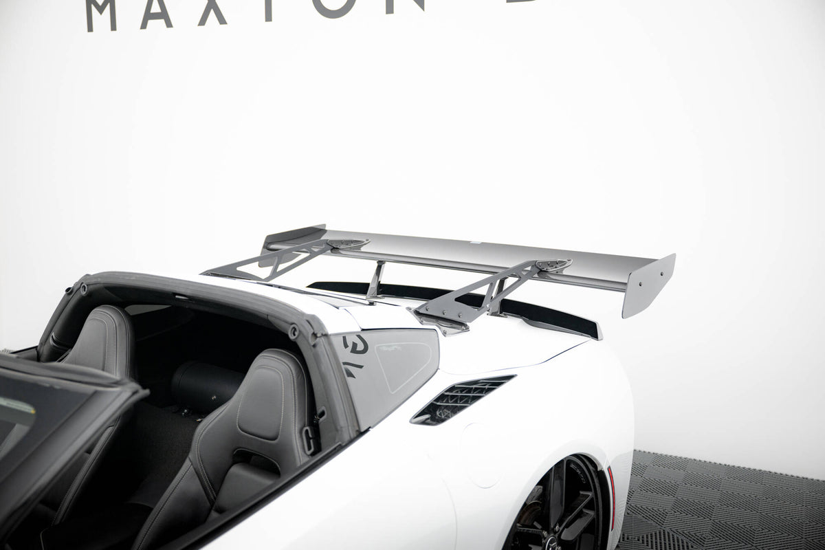 Carbon Heckspoiler With Upper Swan Mounting + LED Chevrolet Corvette Stingray / Grand Sport C7
