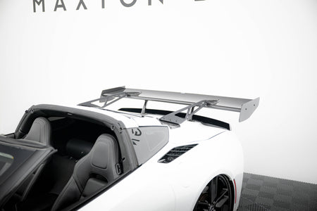 Carbon Heckspoiler With Upper Swan Mounting + LED Chevrolet Corvette Stingray / Grand Sport C7