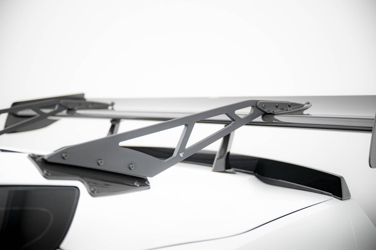 Carbon Heckspoiler With Upper Swan Mounting + LED Chevrolet Corvette Stingray / Grand Sport C7