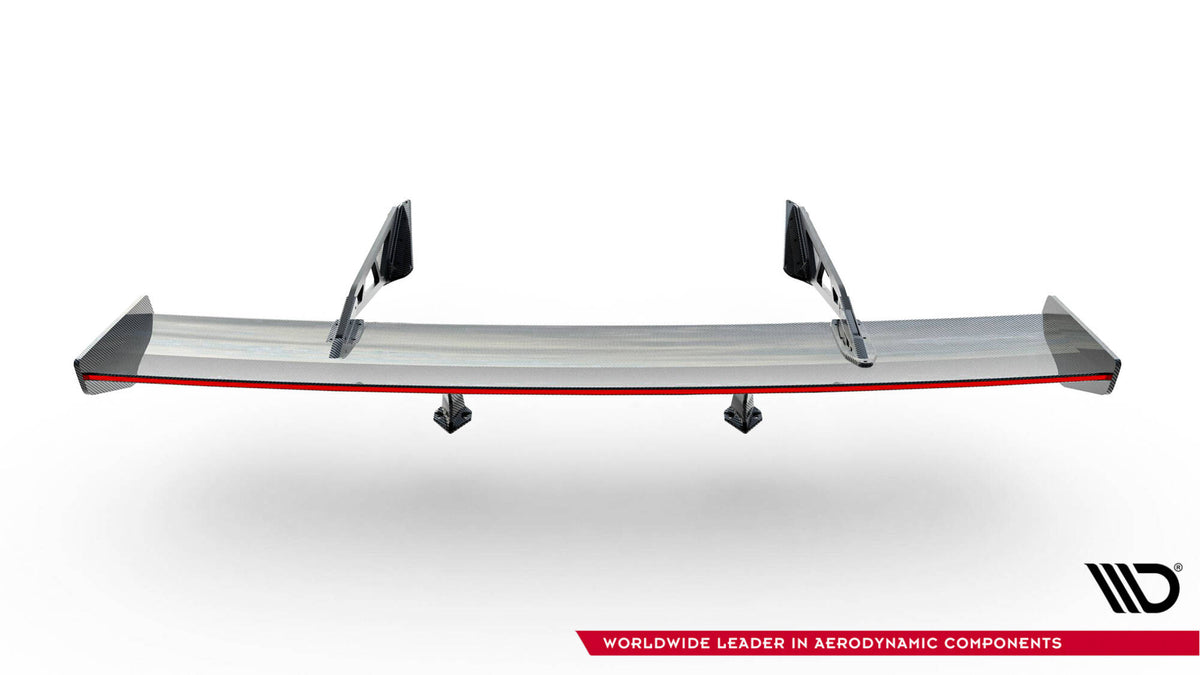 Carbon Heckspoiler With Upper Swan Mounting + LED Chevrolet Corvette Stingray / Grand Sport C7