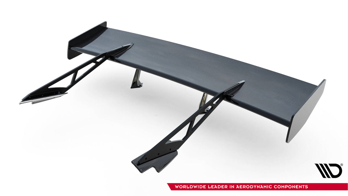 Carbon Heckspoiler With Upper Swan Mounting + LED Chevrolet Corvette Stingray / Grand Sport C7