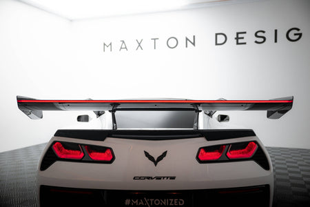 Carbon Heckspoiler With Upper Swan Mounting + LED Chevrolet Corvette Stingray / Grand Sport C7