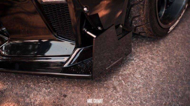 Frontspoiler Lippe Seite Nissan GTR