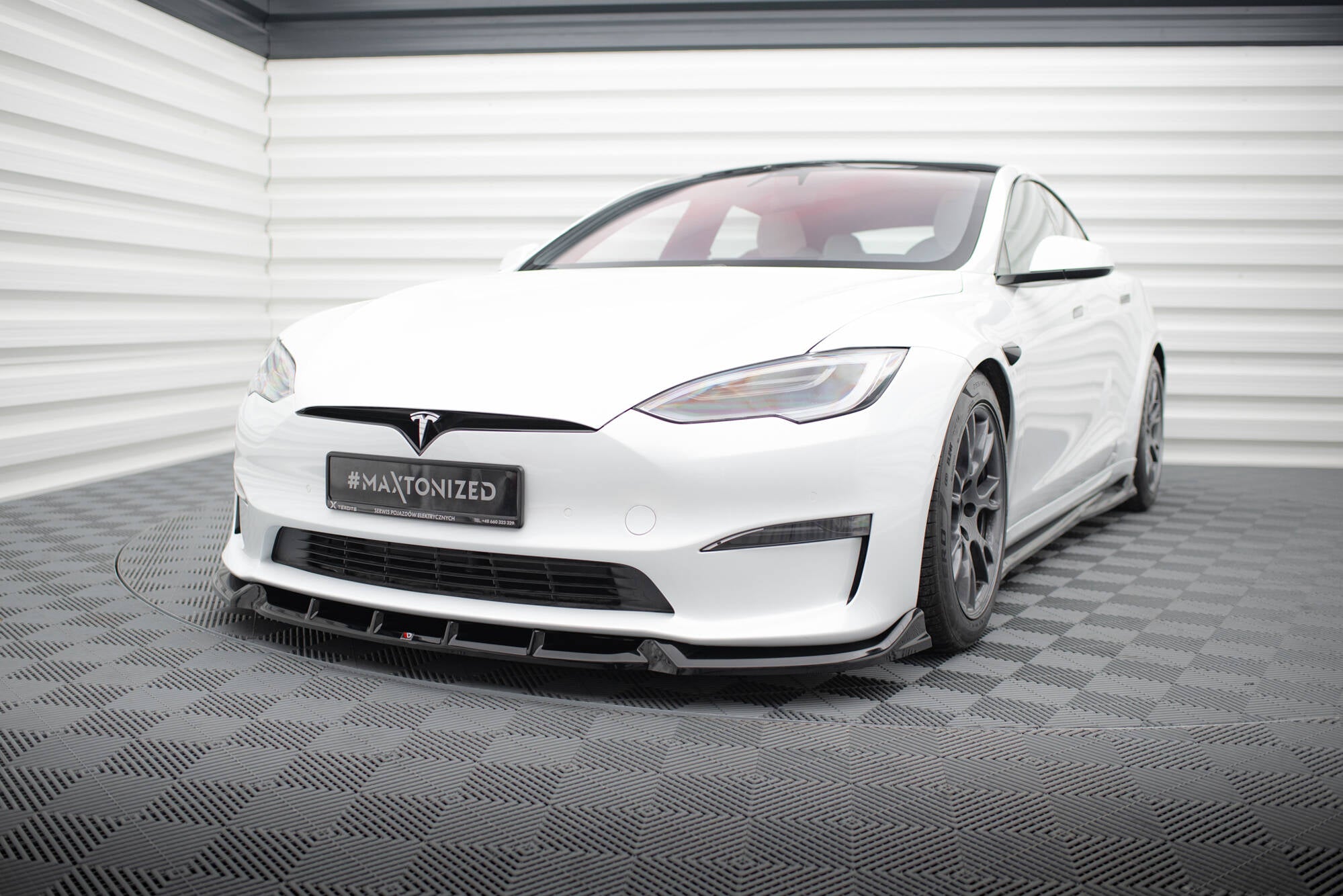 Frontspoiler Lippe V.1 Tesla Model S Plaid Mk1 Facelift