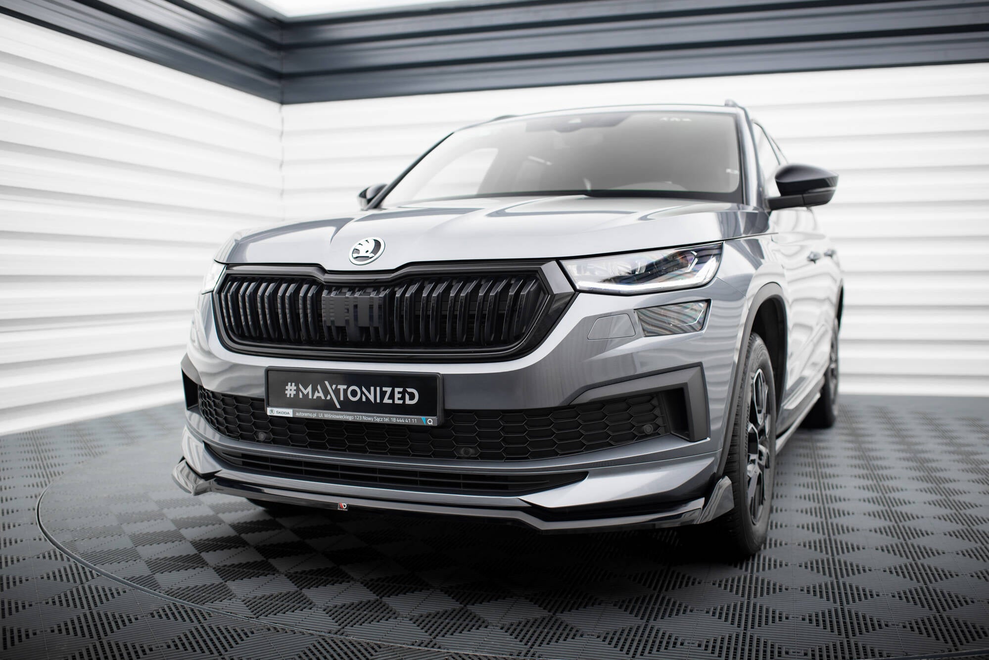 Frontspoiler Lippe V.2 Skoda Kodiaq Sportline Mk1 Facelift