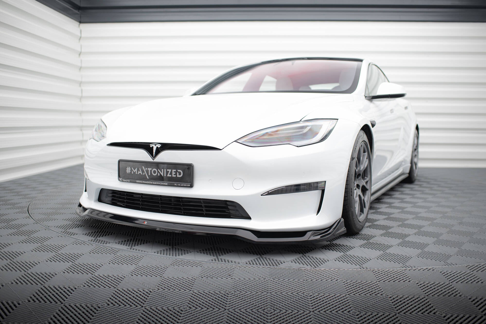 Frontspoiler Lippe V.2 Tesla Model S Plaid Mk1 Facelift