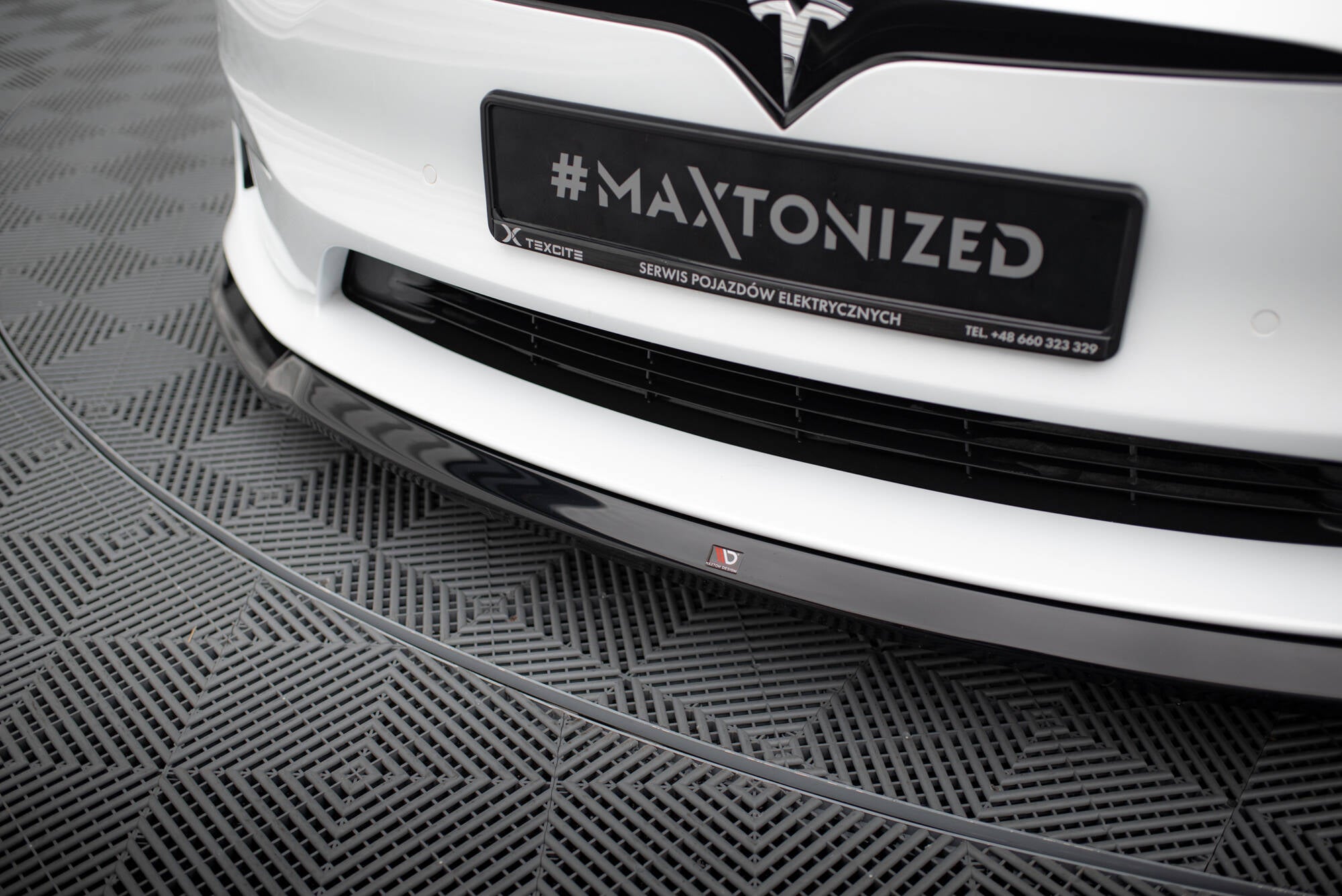 Frontspoiler Lippe V.2 Tesla Model S Plaid Mk1 Facelift