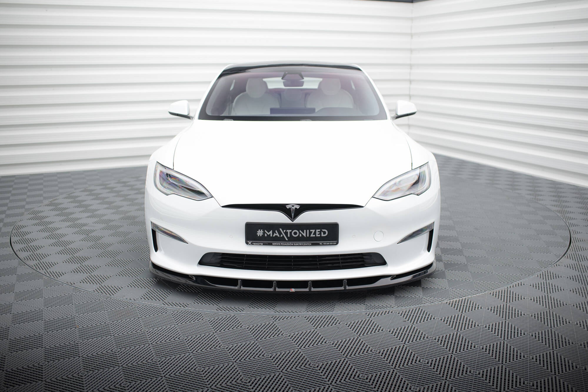 Frontspoiler Lippe V.3 Tesla Model S Plaid Mk1 Facelift