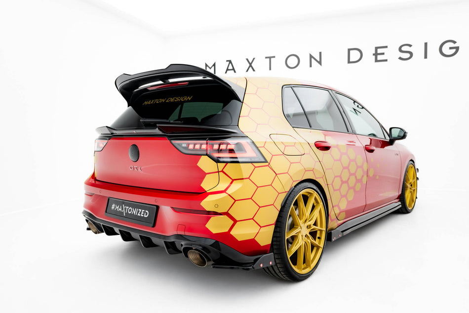 Unterer Heck Spoiler Cap 3D Volkswagen Golf GTI / GTI Clubsport / R / R-Line / GTE / GTD MK8 / MK8 Facelift