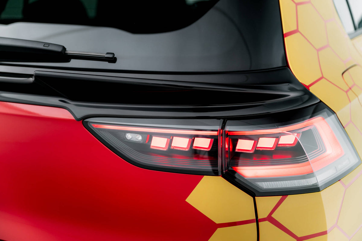 Unterer Heck Spoiler Cap 3D Volkswagen Golf GTI / GTI Clubsport / R / R-Line / GTE / GTD MK8 / MK8 Facelift