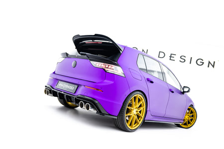 Unterer Heck Spoiler Cap 3D Volkswagen Golf R MK8 Facelift