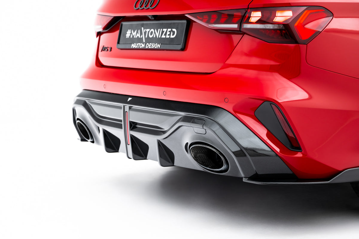 Carbon Fiber Heckansatz Audi RS3 Sedan 8Y Facelift