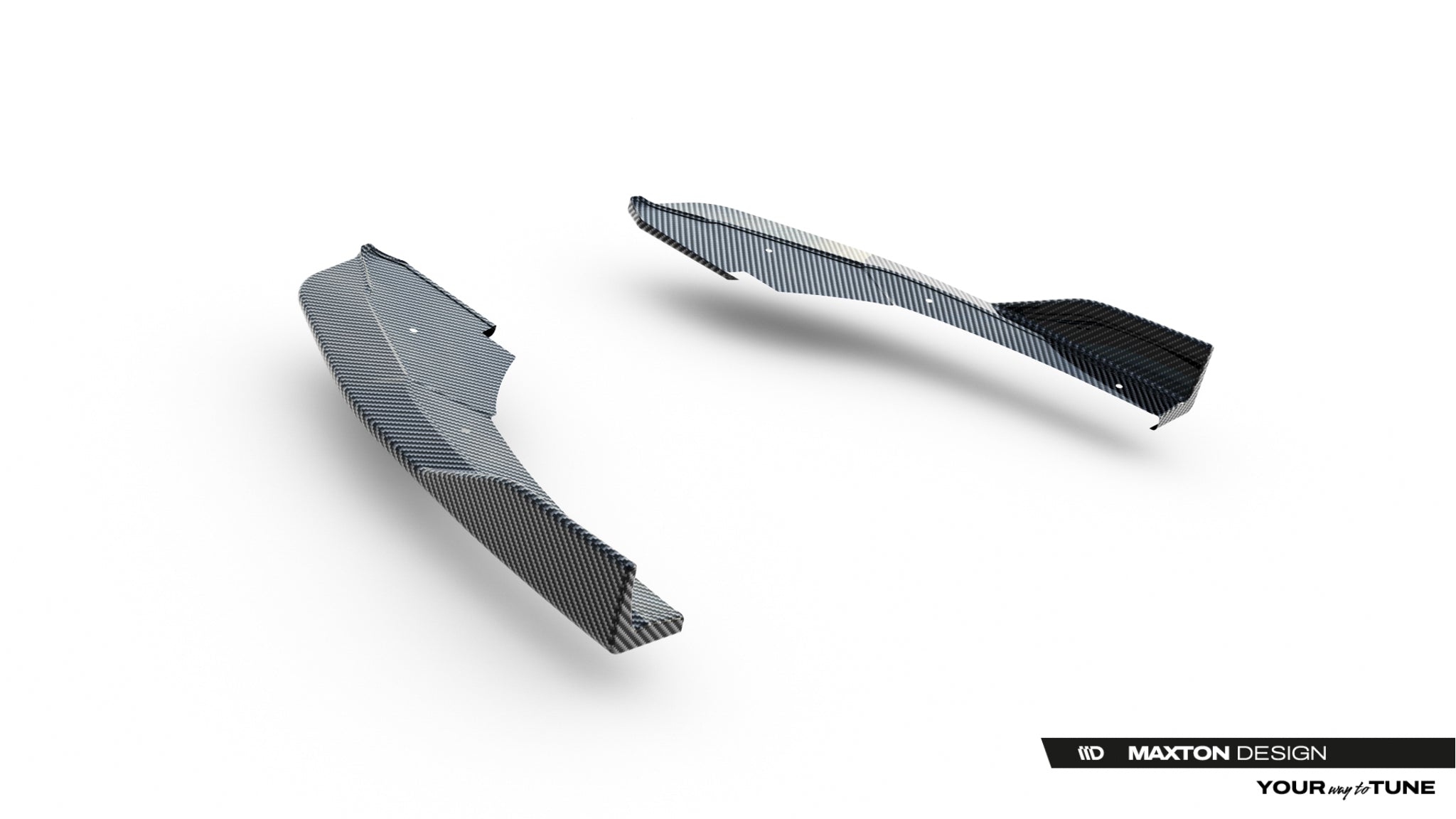Carbon Fiber Heck Diffusor Seite Audi RS3 Sedan 8Y Facelift