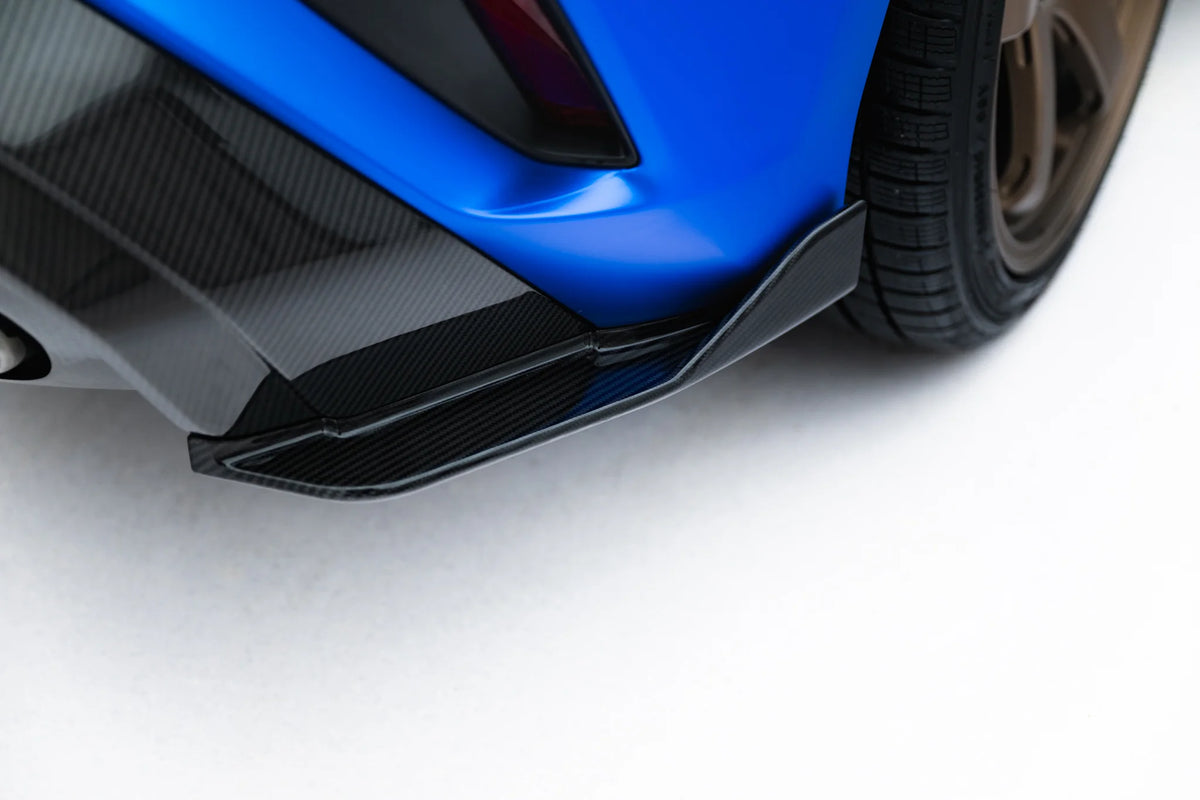 Carbon Fiber Heck Diffusor Seite Audi RS3 Sportback 8Y Facelift
