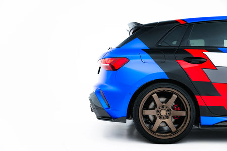 Carbon Fiber Heck Diffusor Seite Audi RS3 Sportback 8Y Facelift