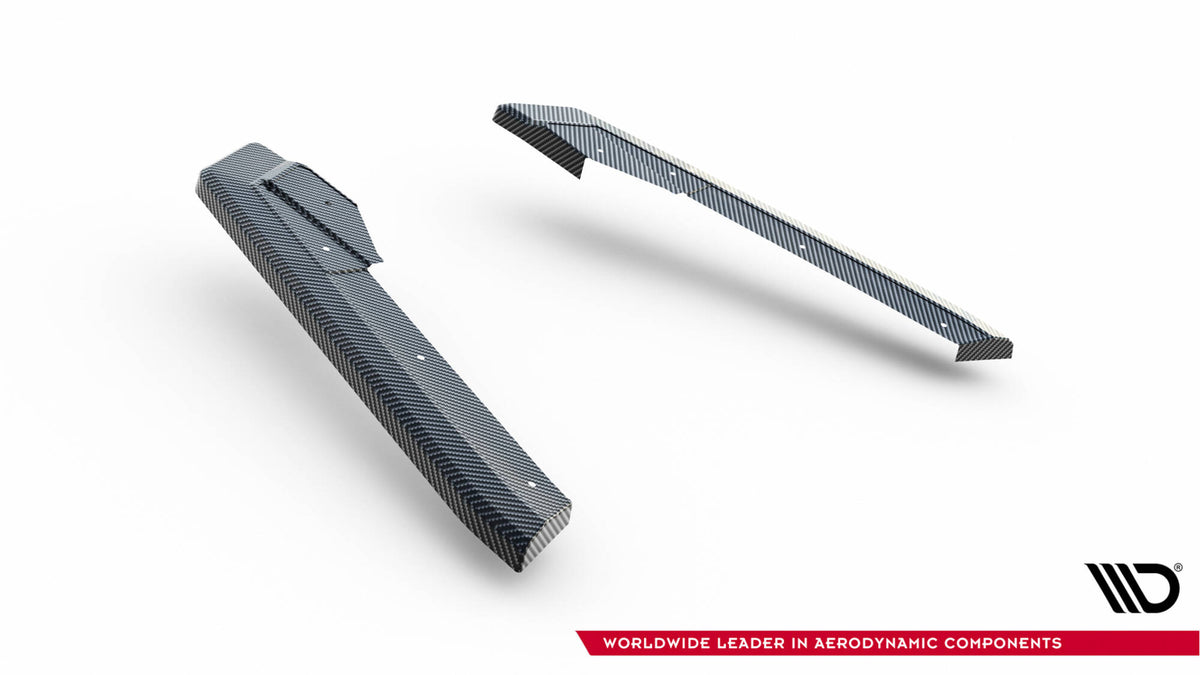 Heckseiten Flaps Audi RS6 C8 Carbon