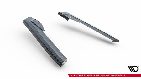Heckseiten Flaps Audi RS6 C8 Carbon