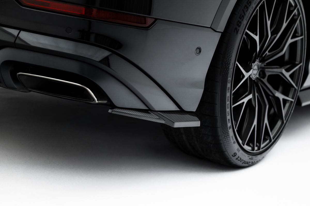 Carbon Fiber Heck Diffusor Seite Audi SQ8 / Q8 S-Line MK1 Facelift