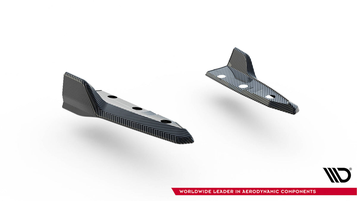 Heckseiten Flaps BMW X5 M F95 Facelift aus Carbon Fiber