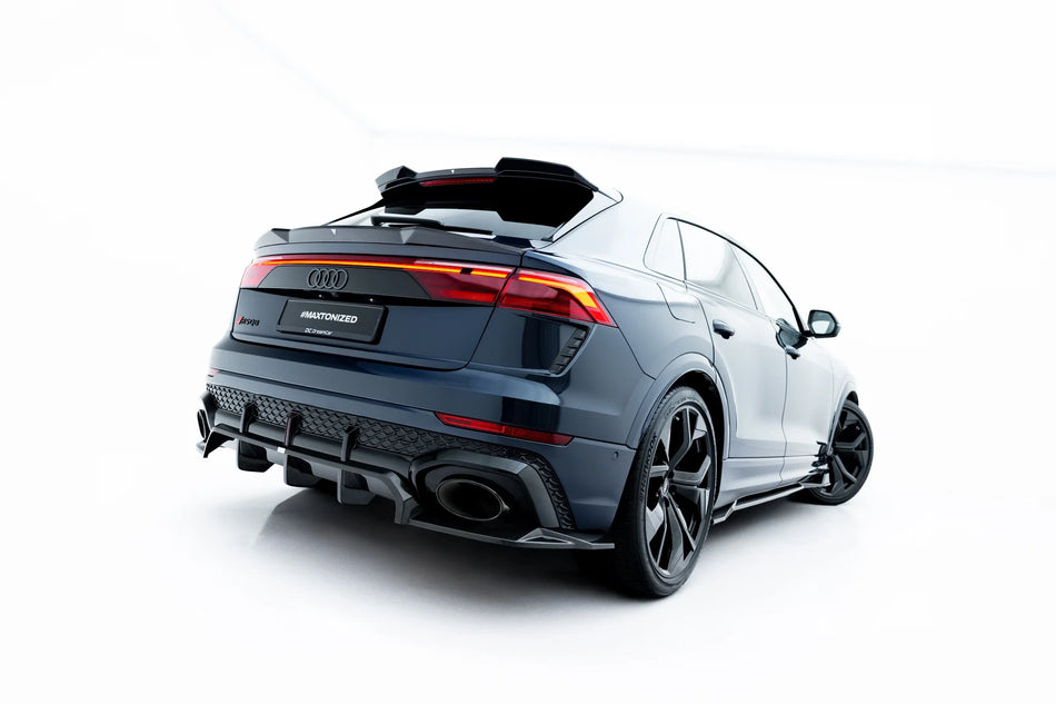 Carbon Fiber Rear Splitter (mit einem vertikalem balken) Audi RSQ8 MK1 Facelift