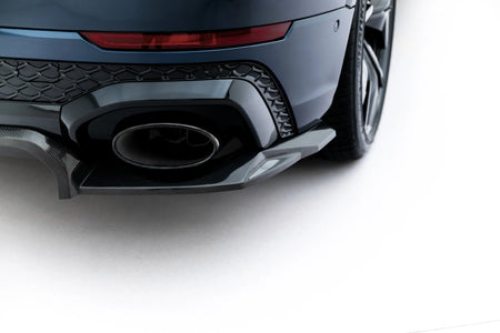 Carbon Fiber Rear Splitter (mit einem vertikalem balken) Audi RSQ8 MK1 Facelift