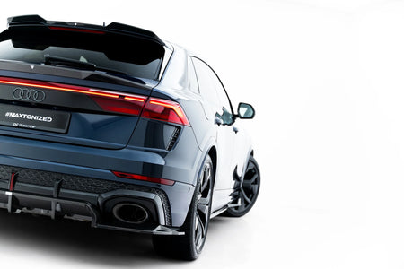 Carbon Fiber Rear Splitter (mit einem vertikalem balken) Audi RSQ8 MK1 Facelift