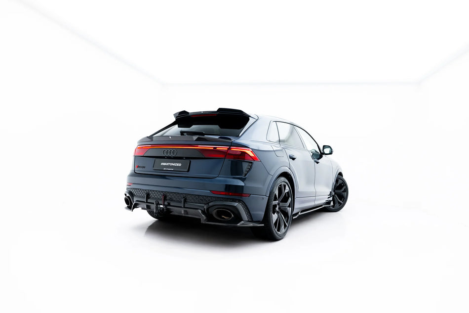 Carbon Fiber Rear Splitter (mit einem vertikalem balken) Audi RSQ8 MK1 Facelift