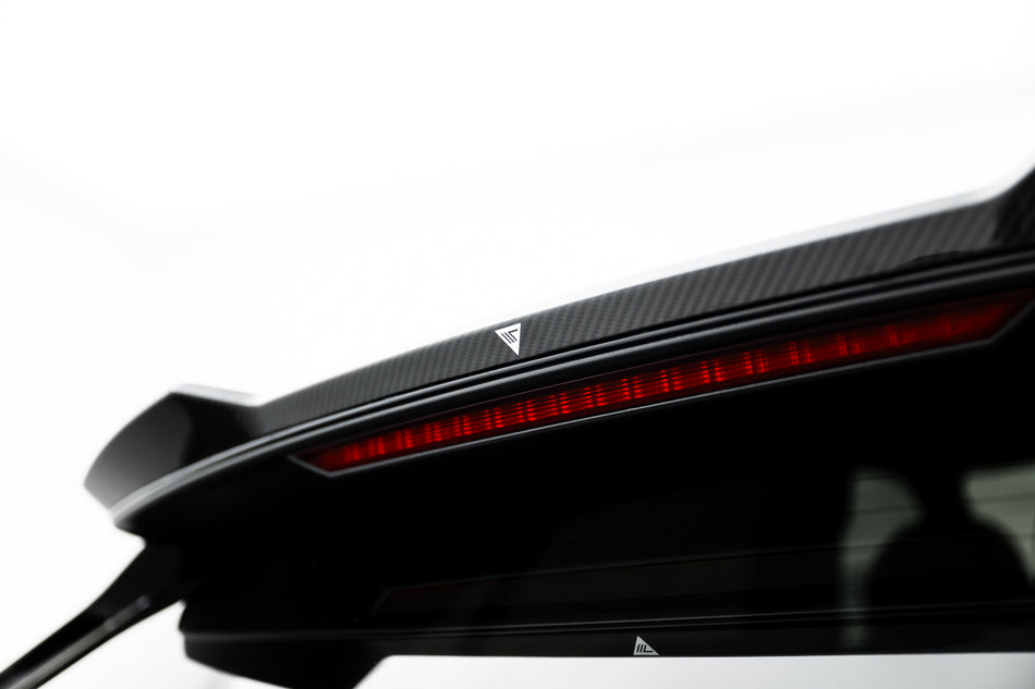 Carbon Fiber Tailgate Spoiler (Upper) Audi SQ8 / Q8 S-Line MK1 Facelift