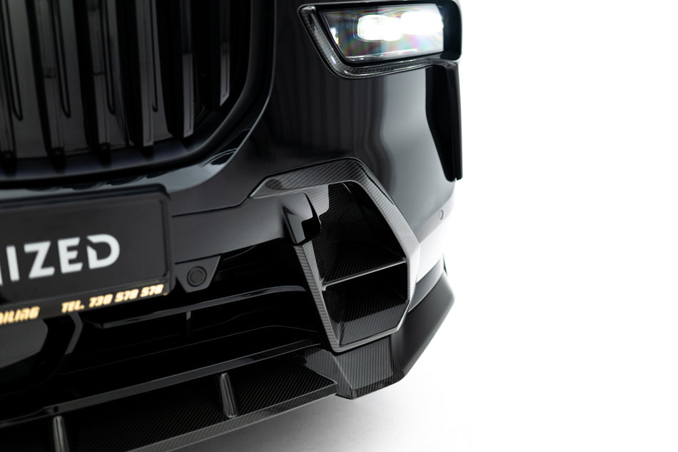 Carbon Frontseiten Flaps BMW X7 M-Pack G07 Facelift