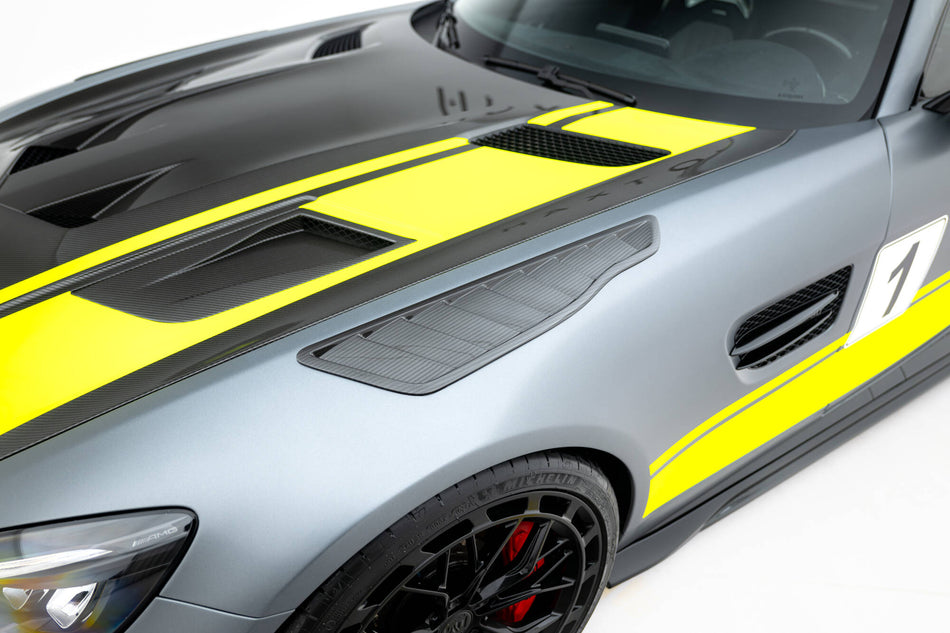 Carbon Fiber Front Bumper Side Vents Mercedes-AMG GT C C190 Facelift
