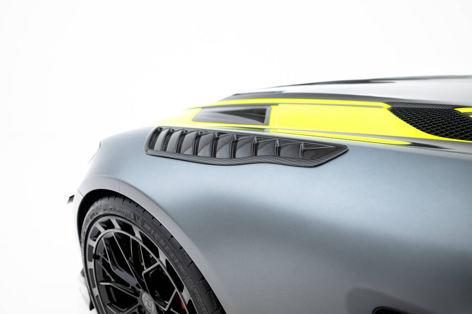 Carbon Fiber Front Bumper Side Vents Mercedes-AMG GT C C190 Facelift