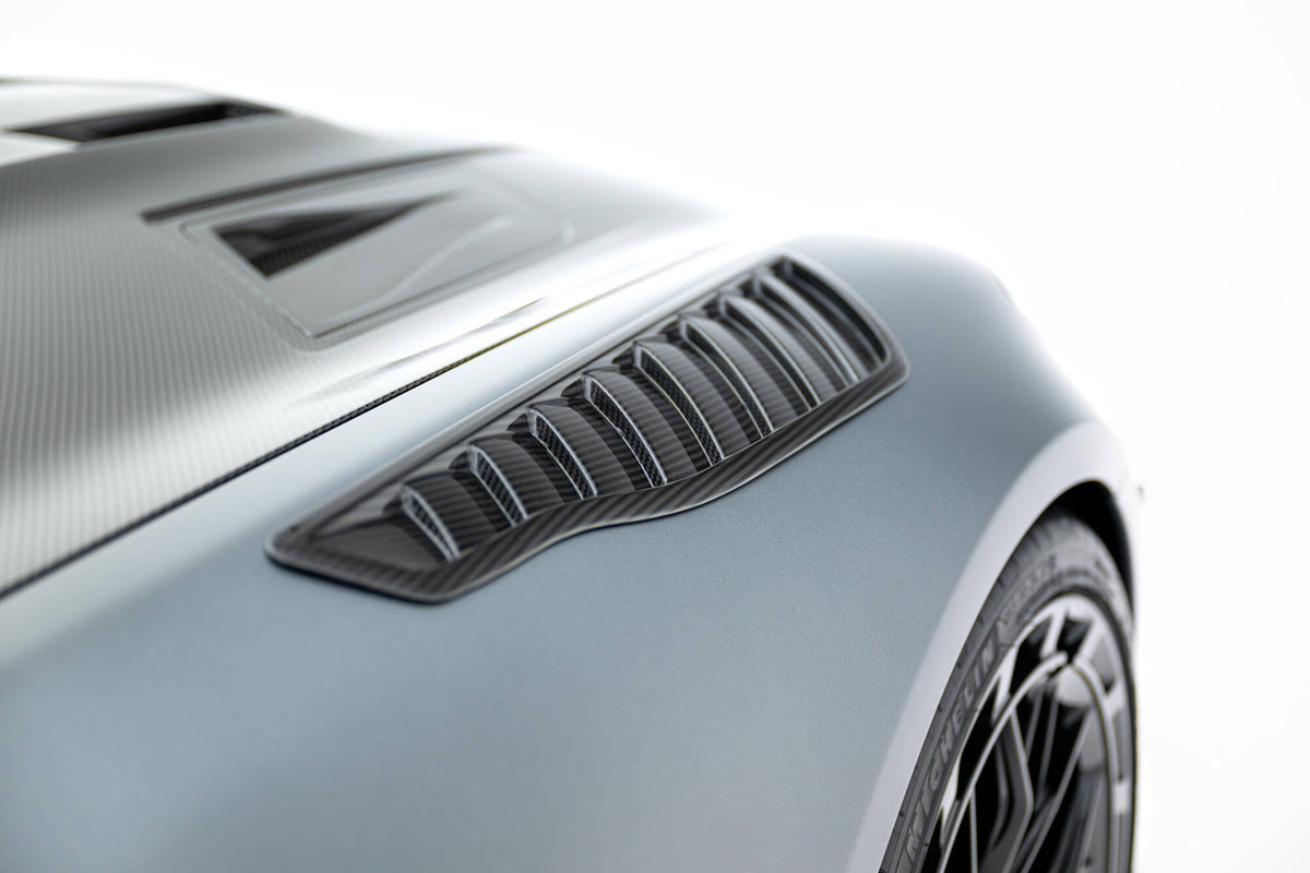 Carbon Fiber Front Bumper Side Vents Mercedes-AMG GT C C190 Facelift