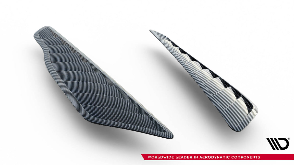 Carbon Fiber Front Bumper Side Vents Mercedes-AMG GT C C190 Facelift