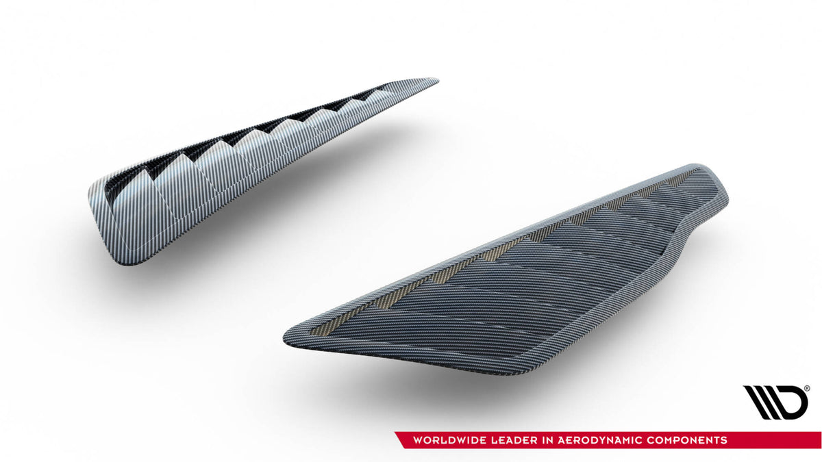 Carbon Fiber Front Bumper Side Vents Mercedes-AMG GT C C190 Facelift