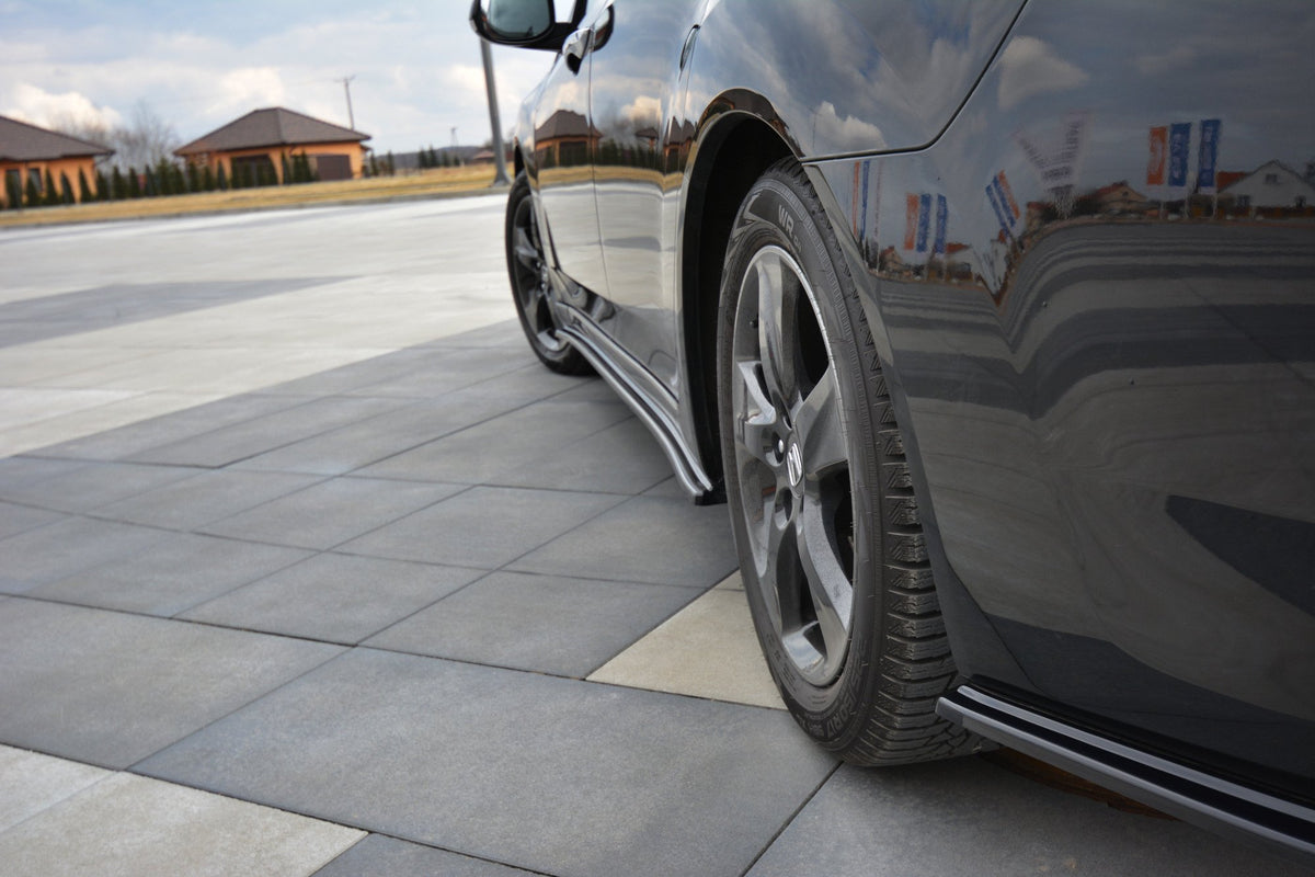 Frontspoiler Lippe Heckansatz Honda Accord MK8. (cu-series) VOR Facelift Sedan