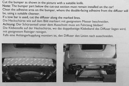 Heckdiffusor Saab 9-3 Aero Mk2 Facelift