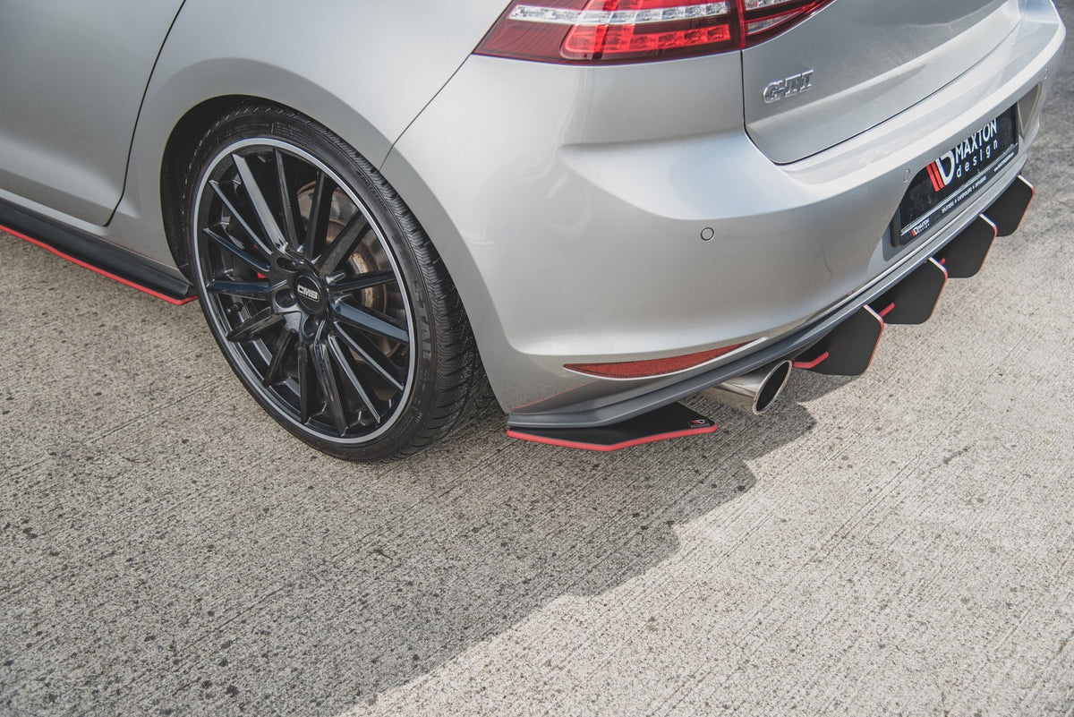 Heckdiffusor Seite L + R V.2 VW Golf 7 GTI