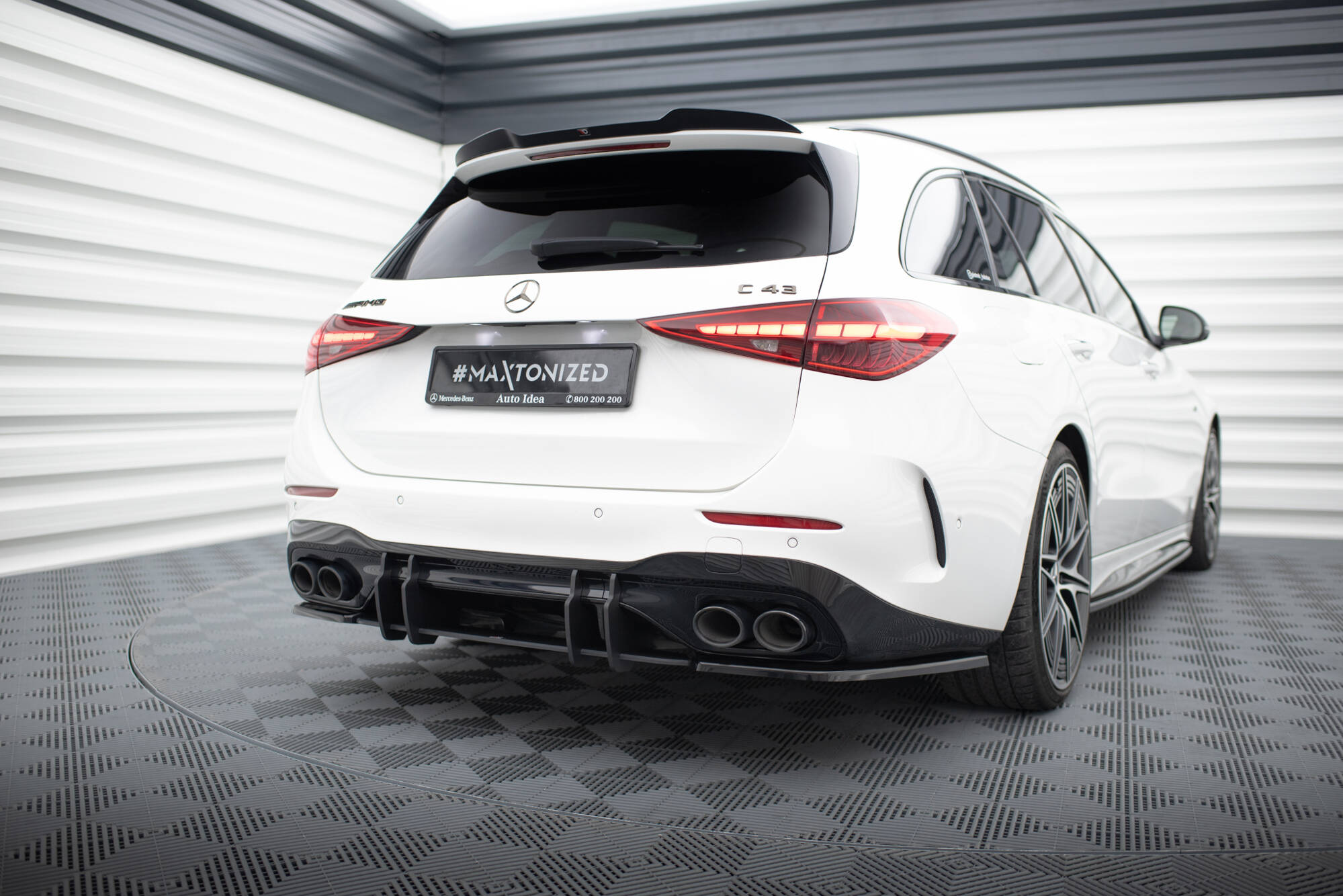 Heckseiten Flaps Mercedes-Benz C AMG-Line / 43 AMG W206