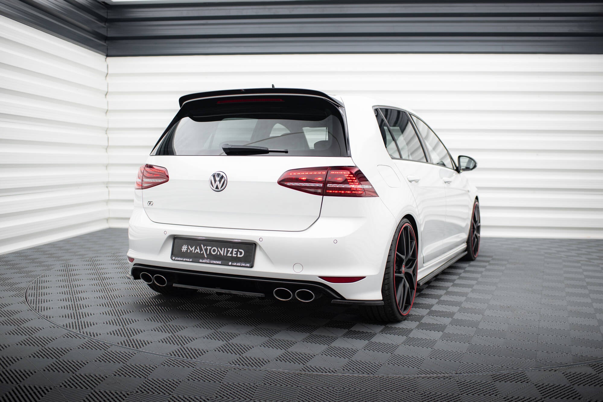 Heckseiten Flaps VW Golf 7 R / R-Line