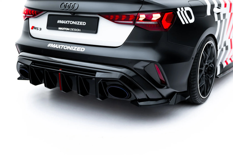 Heckdiffusor Seite V.3 Audi RS3 Sedan 8Y Facelift