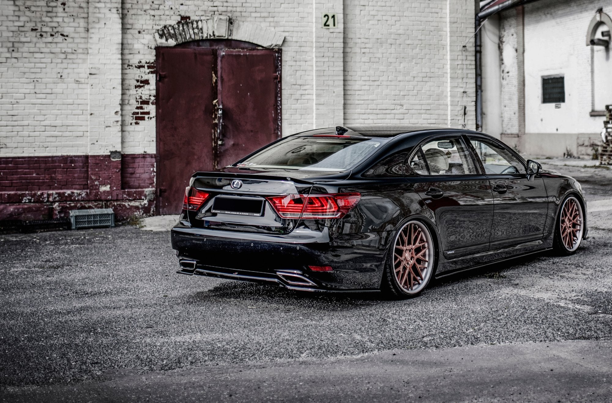 Heckdiffusor Lexus LS Mk4 Facelift