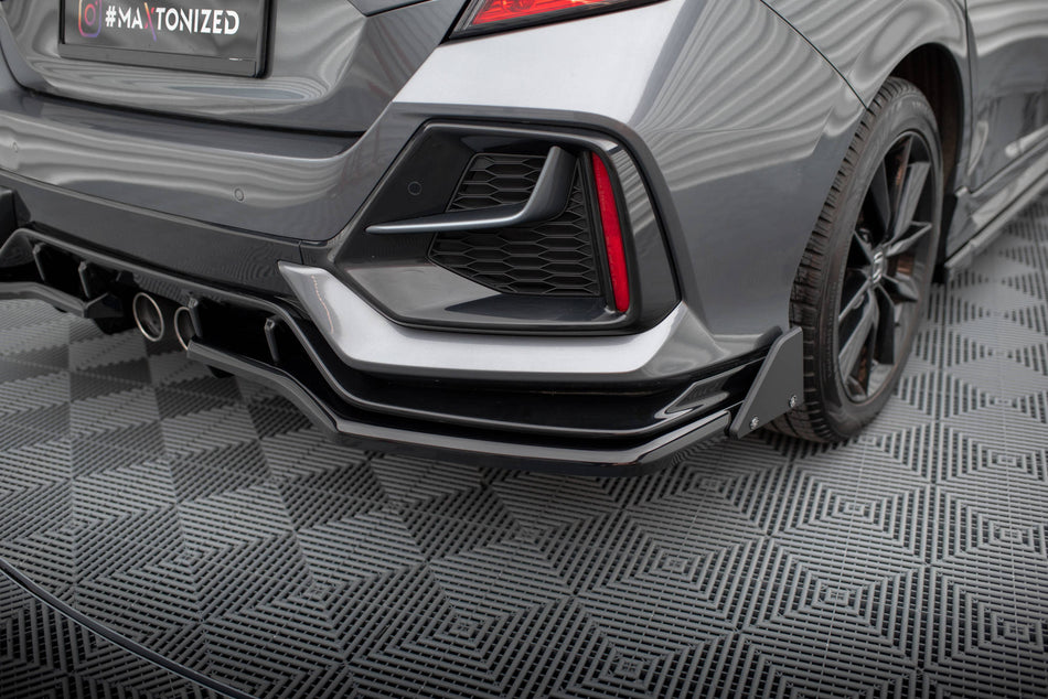 Heckdiffusor V.1 + Heckseiten Flaps Honda Civic Sport Mk 10 Facelift