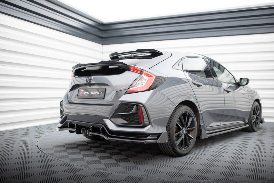 Heckdiffusor V.1 + Heckseiten Flaps Honda Civic Sport Mk 10 Facelift