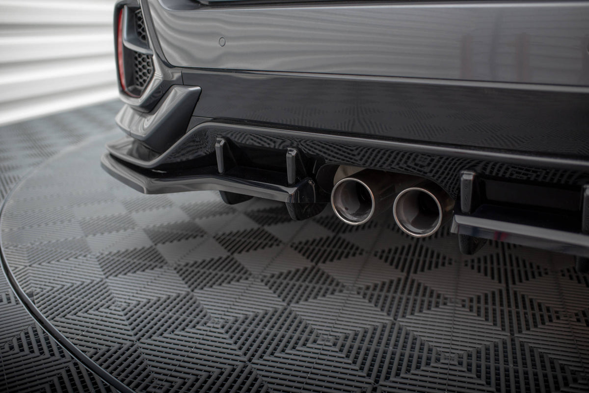 Heckdiffusor V.1 + Heckseiten Flaps Honda Civic Sport Mk 10 Facelift