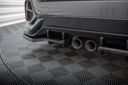 Heckdiffusor V.1 + Heckseiten Flaps Honda Civic Sport Mk 10 Facelift