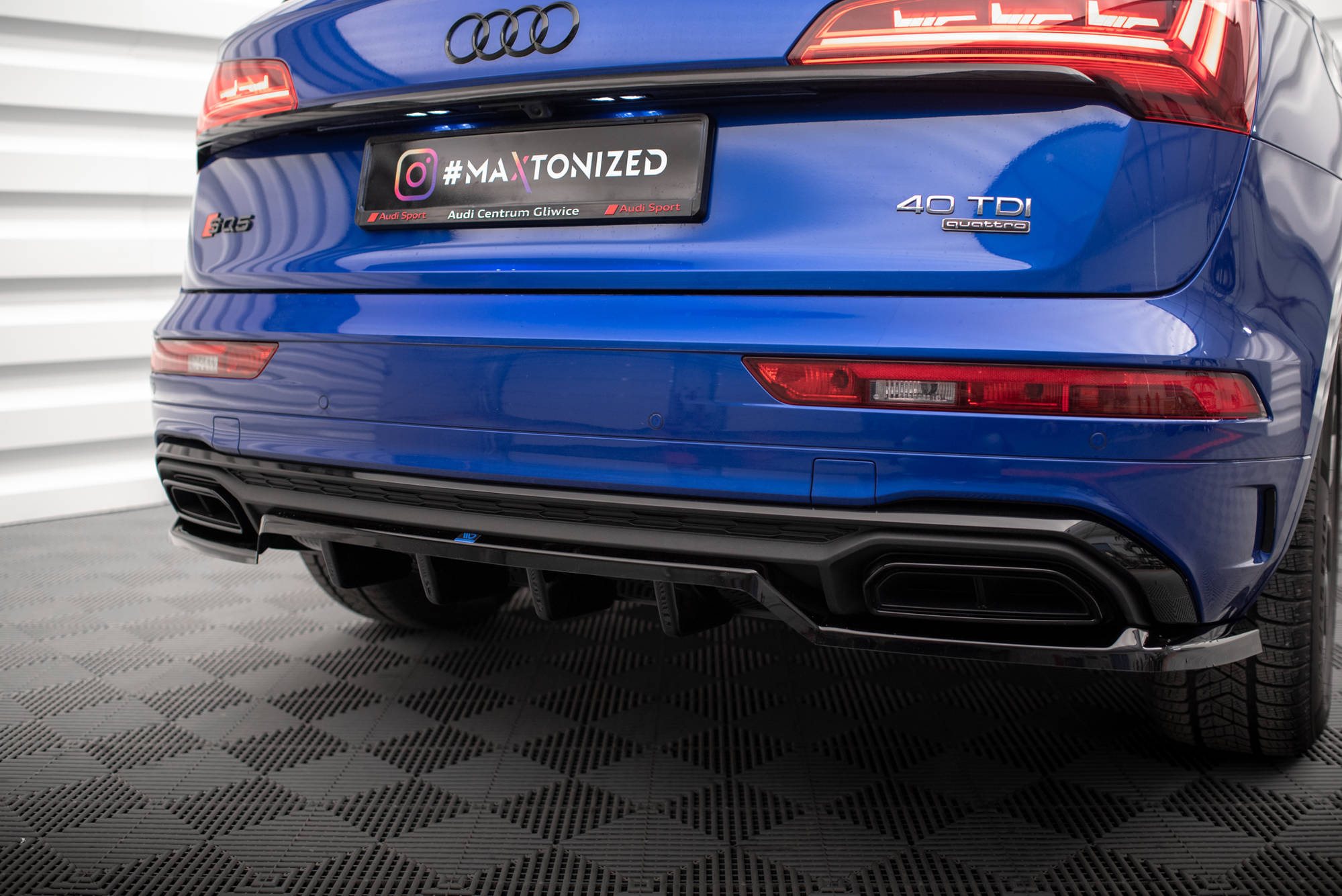Heckdiffusor Audi Q5 S-Line SUV Mk2 Facelift